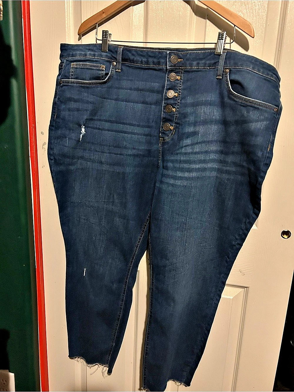 Lauren Conrad Skinny Ankle Jeans Blue Waist 24W